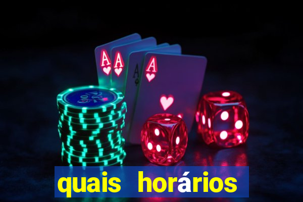 quais horários para jogar fortune tiger