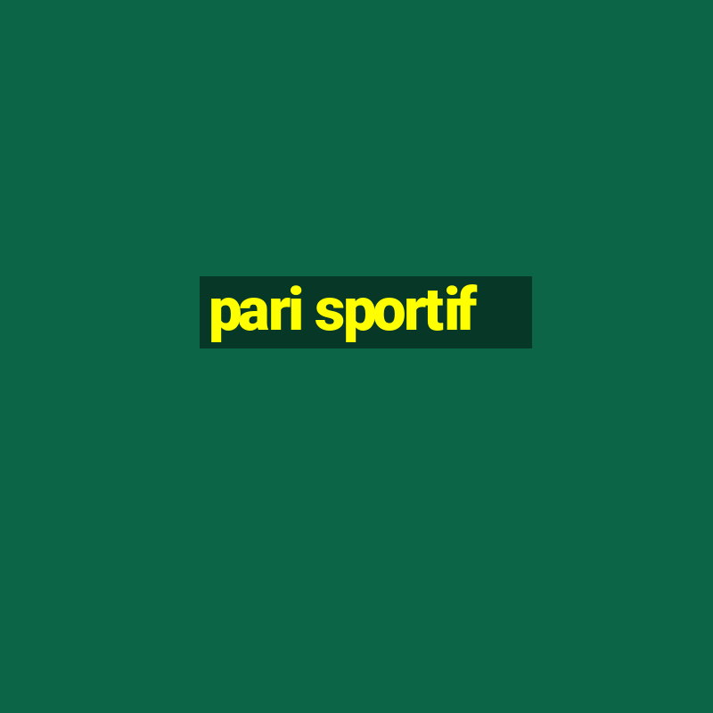 pari sportif