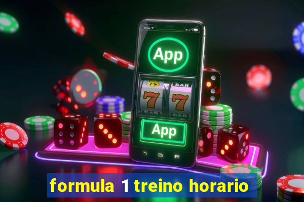 formula 1 treino horario