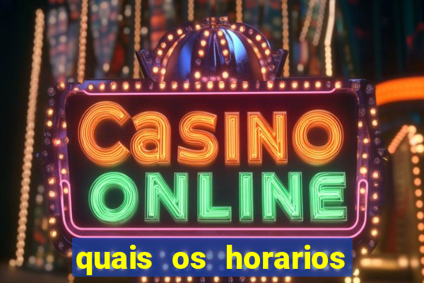 quais os horarios pagantes do fortune tiger