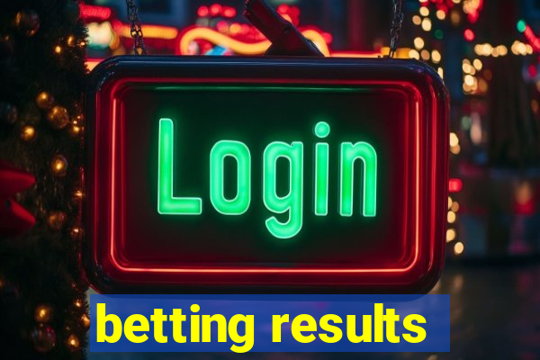 betting results