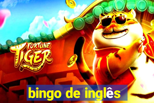 bingo de inglês