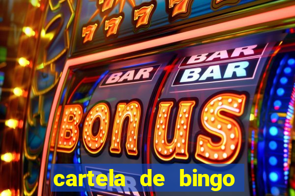 cartela de bingo até 30