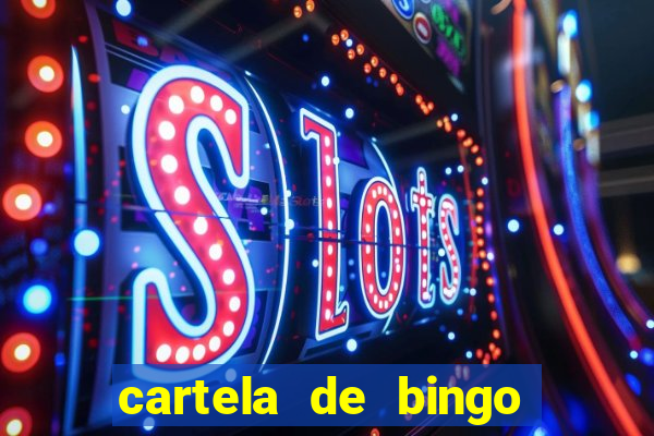 cartela de bingo até 30