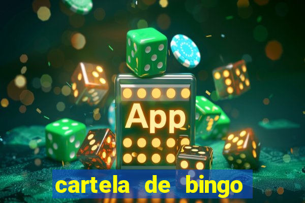 cartela de bingo até 30