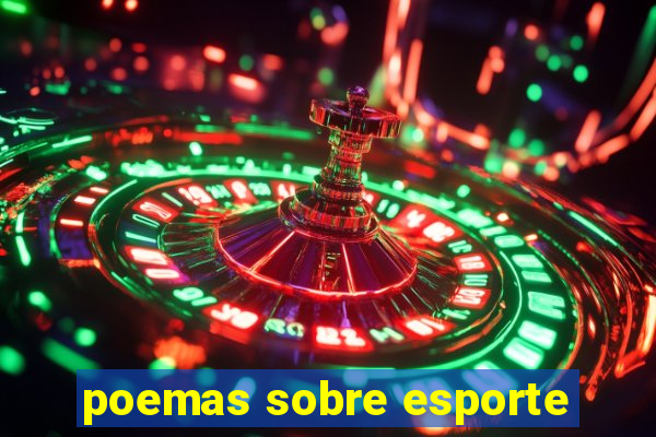 poemas sobre esporte