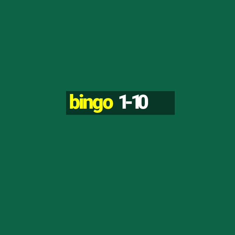 bingo 1-10