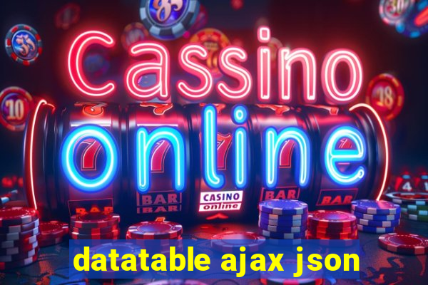 datatable ajax json