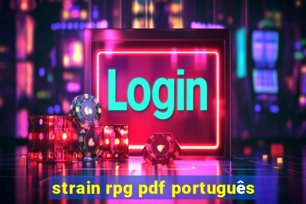 strain rpg pdf português