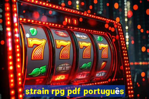 strain rpg pdf português