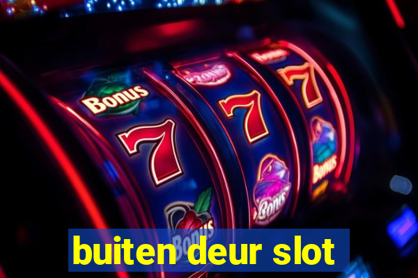 buiten deur slot