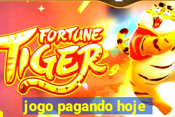 jogo pagando hoje