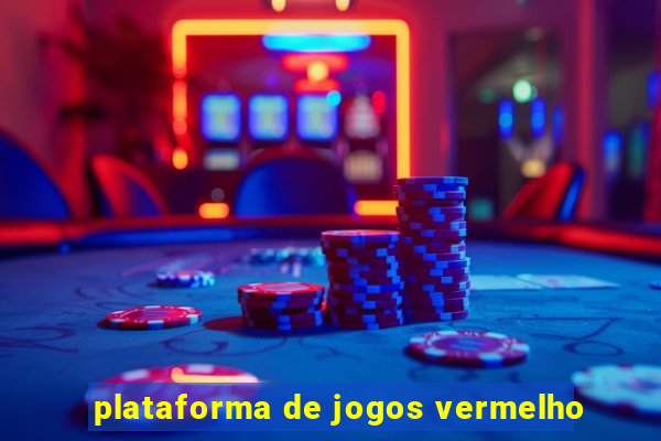 plataforma de jogos vermelho