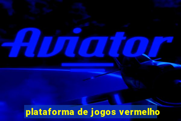 plataforma de jogos vermelho