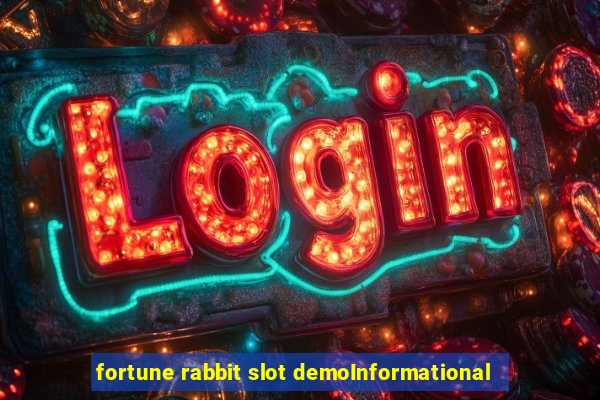 fortune rabbit slot demoInformational