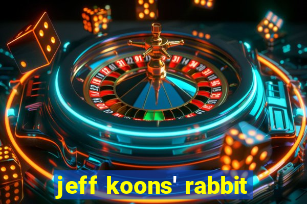 jeff koons' rabbit