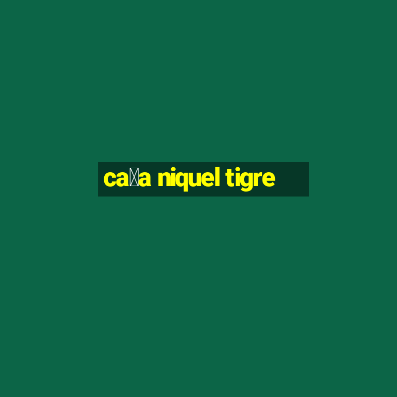 ca莽a niquel tigre