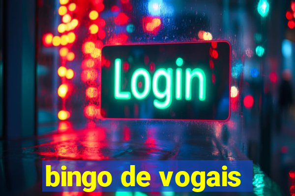 bingo de vogais