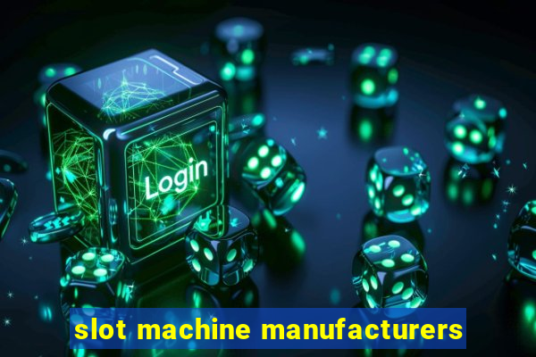 slot machine manufacturers