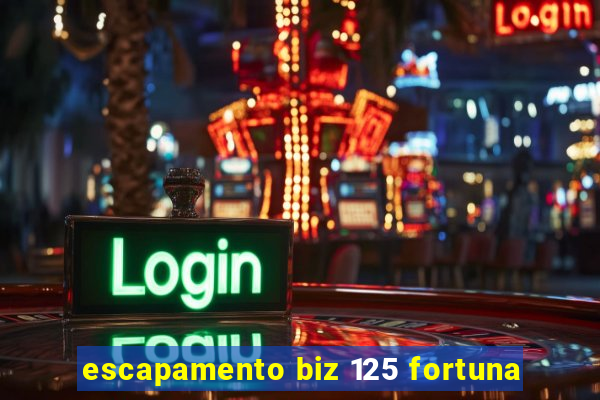 escapamento biz 125 fortuna