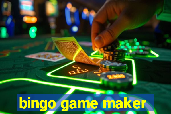 bingo game maker