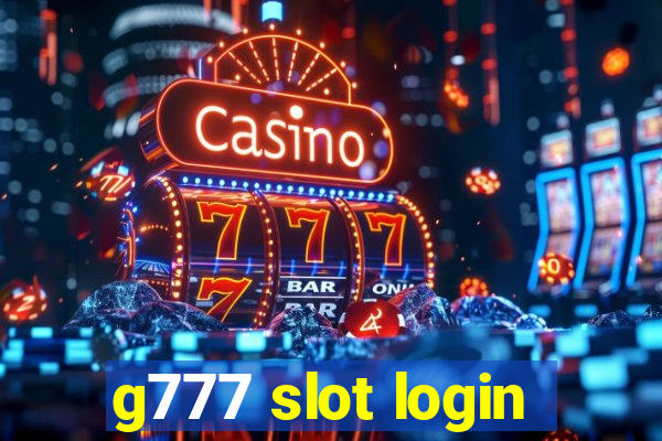 g777 slot login