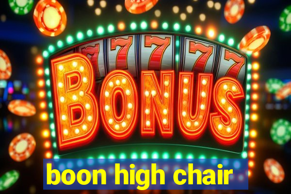 boon high chair