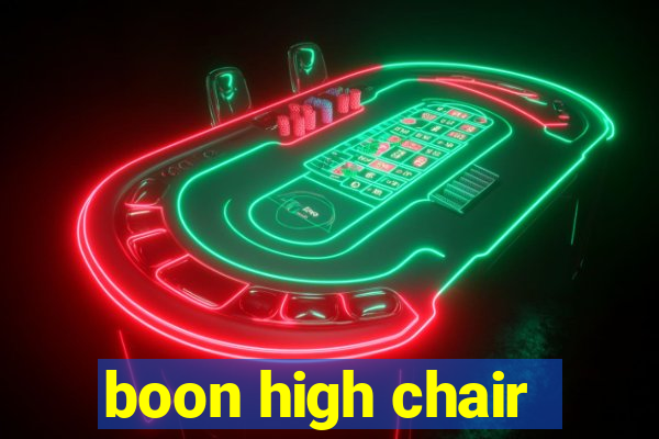 boon high chair