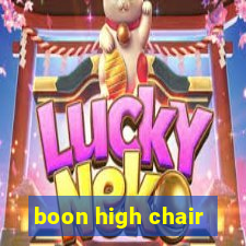 boon high chair