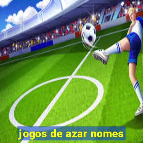 jogos de azar nomes