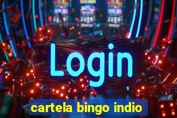 cartela bingo indio