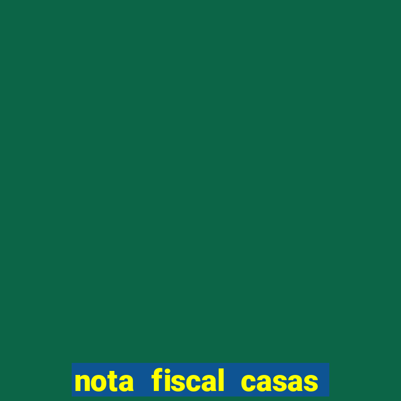 nota fiscal casas bahia 2 via