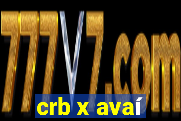 crb x avaí