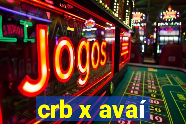 crb x avaí