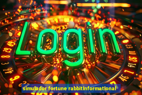 simulador fortune rabbitInformational