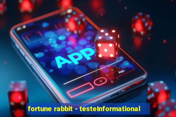 fortune rabbit - testeInformational