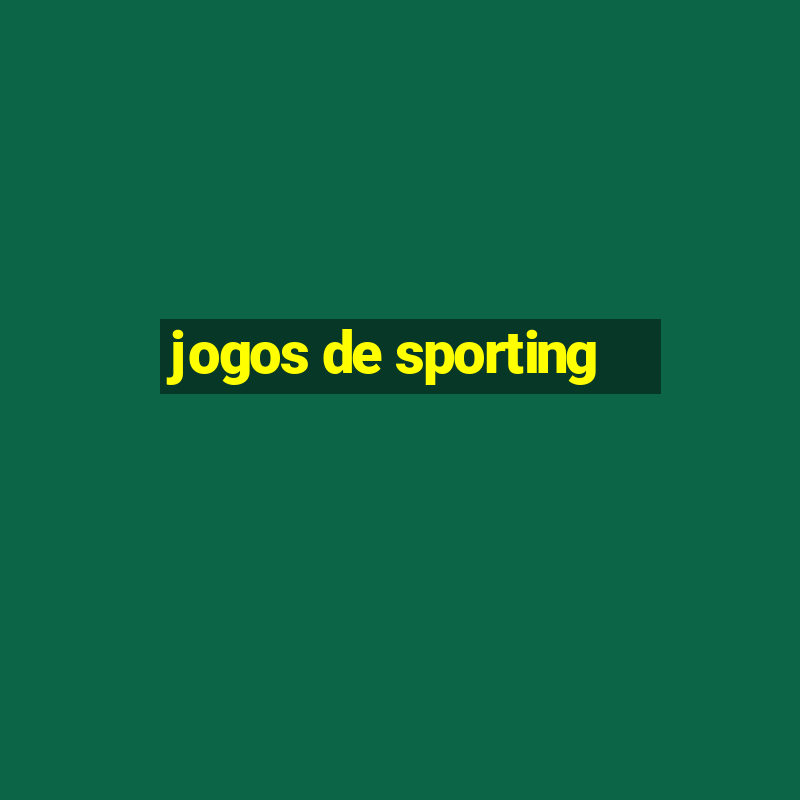 jogos de sporting