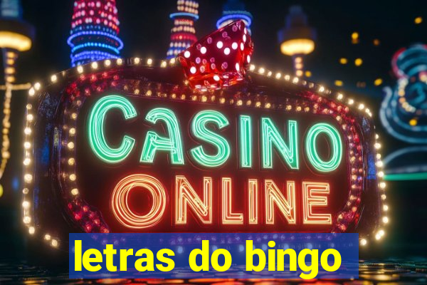 letras do bingo