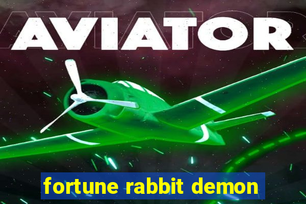 fortune rabbit demon