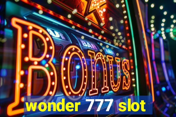 wonder 777 slot