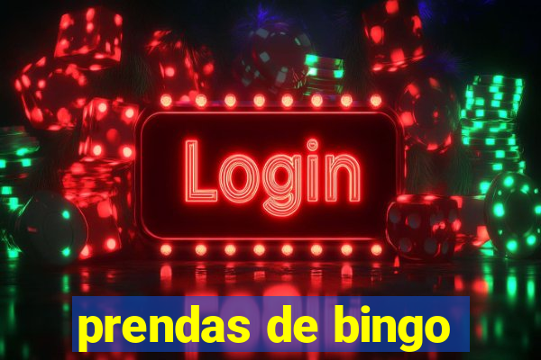 prendas de bingo