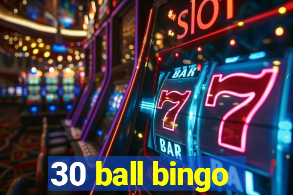 30 ball bingo