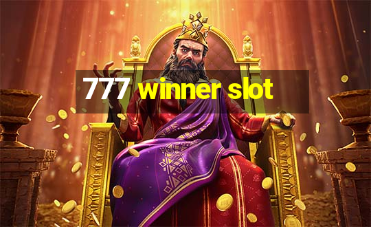 777 winner slot