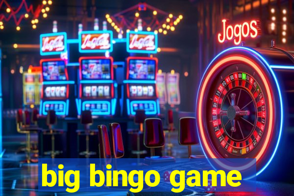 big bingo game