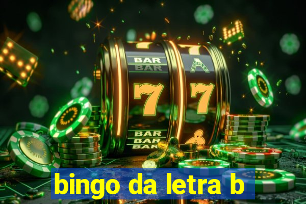 bingo da letra b