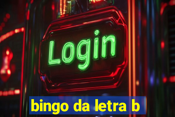 bingo da letra b