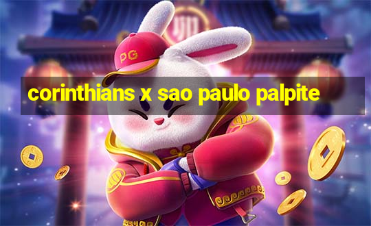 corinthians x sao paulo palpite