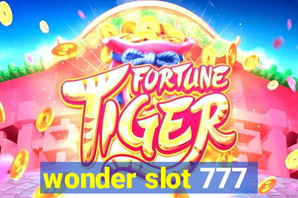 wonder slot 777