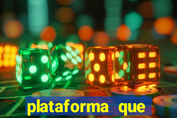 plataforma que ganha b?nus