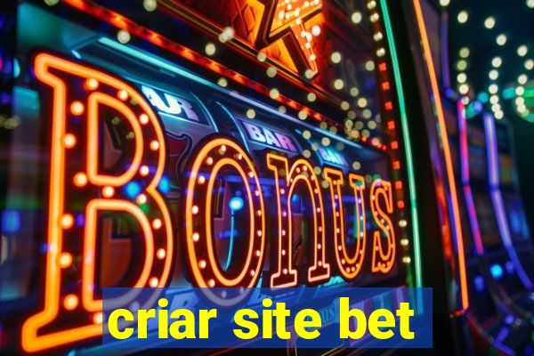 criar site bet